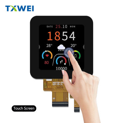 1.54 inch vierkant TFT-scherm met een resolutie van 240 x 240 en een capacitieve touchscreen van 400 nits