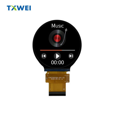 2.76 inch IPS-cirkelvormig TFT-LCD-display met hoge resolutie, klein thuisapparaat-display, touchscreen