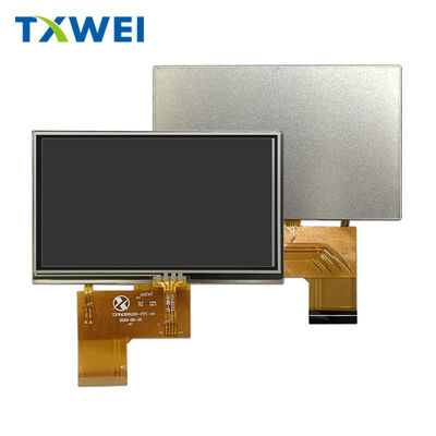 4.3-inch 480*272 IPS helderheid 450cd/m2 industriële controle medische apparatuur scherm