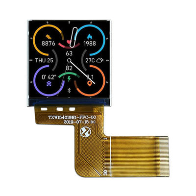 1.54 inch vierkant TFT-scherm IPS-schermpaneel met hoge helderheid RGB-interface
