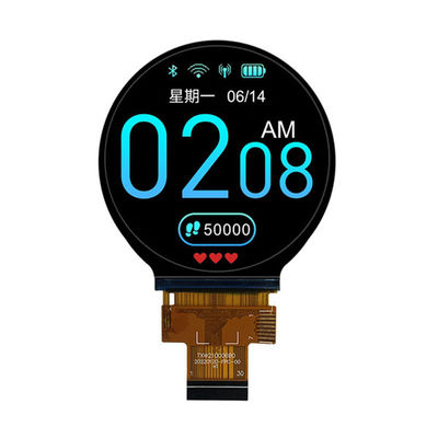 2.1-inch TFT cirkelvormig LCD-displaymodule aangepast cirkelvormig slim horloge LCD-scherm
