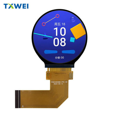 2.1-inch 480 * 480 cirkelvormig TFT LCD-scherm voor slimme kleine huishoudelijke apparaten