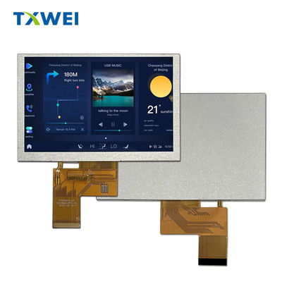 5.0-inch 800 x 480 industrieel medisch LCD-display 350nits RGB TFT-display