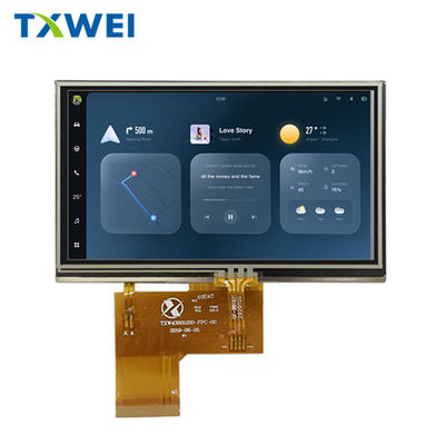 4-inch 480*272 industriële medische apparatuur display 450nits met RGB-interface