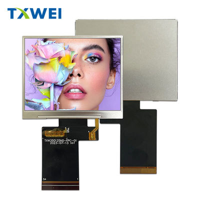 3.5-inch TFT LCD-scherm 320 * 240 Hoge helderheid 1000nits 54pin voor buitentoepassingen