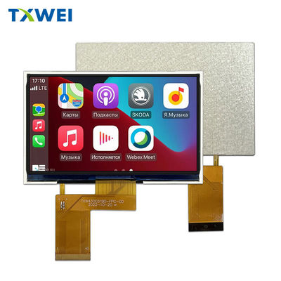 4.3-inch LCD-displaypaneel 480 * 272 40pin met RGB-interface voor industriële besturing