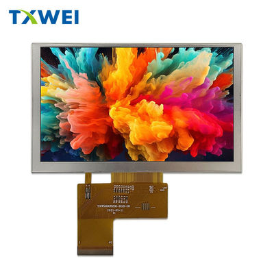 5-inch LCD-scherm 800 * 480 650nits Helderheid RGB-interface Aanpasbaar aanraakscherm