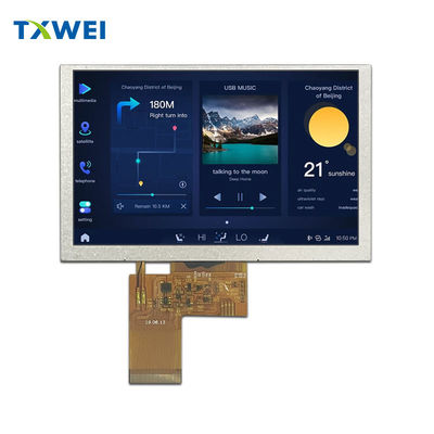 5-inch TFT-LCD-scherm met RGB-interface IPS full view 800 * 480 high definition TFT capacitive touch