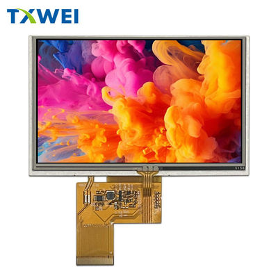 5-inch industriële besturing auto gemonteerd capacitieve touchscreen RGB-interface 800x480 resolutie