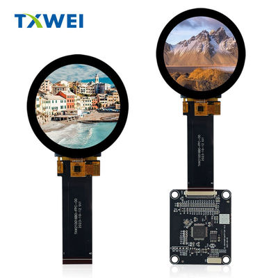 2.1-inch 480 * 480 Circulaire TFT LCD Display HDMI Driver Board Met USART Interface Serial Port