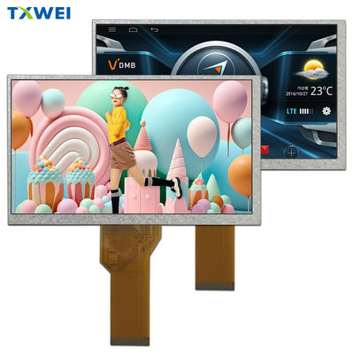 7 inch IPS TFT LCD 800 * 480 Pixel 262K Full Color Display RGB 24-bits interface