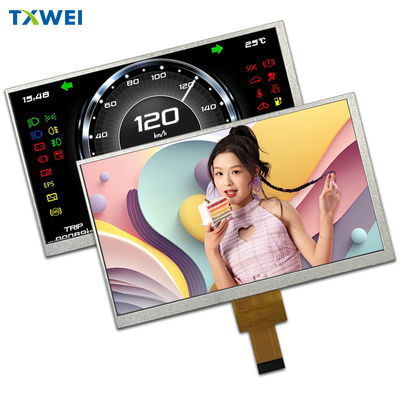 7-inch 450cd/m2 Auto Instrument Display Panel 1024*600 MIPI Interface 40pin LCD Display Scherm
