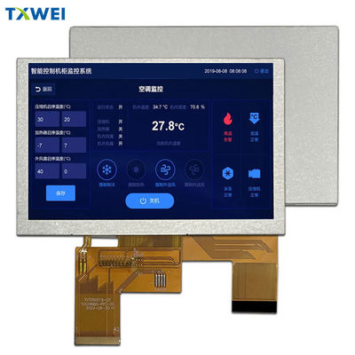 5.0 inch LCD 800*480 Resolutie RGB Interface Industrial Control Medisch LCD Display