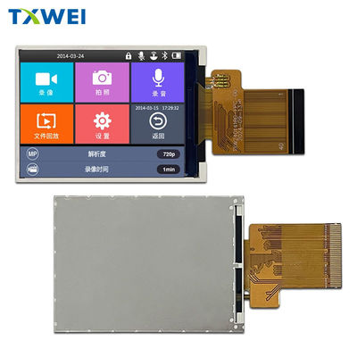 2.4 inch 240 * 320 medisch instrument display met 450nits en RGB interface