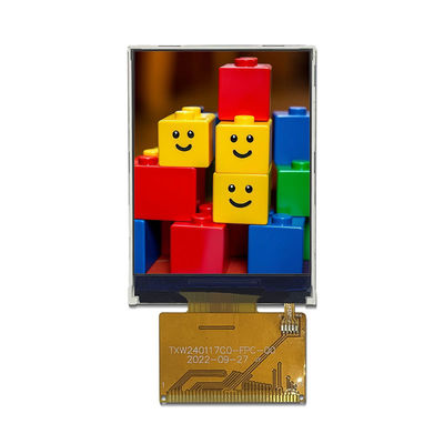 Hoge helderheid 2,4 inch 37 pin LCD-displaymodule met 240*320 resolutie en 350 nits helderheid