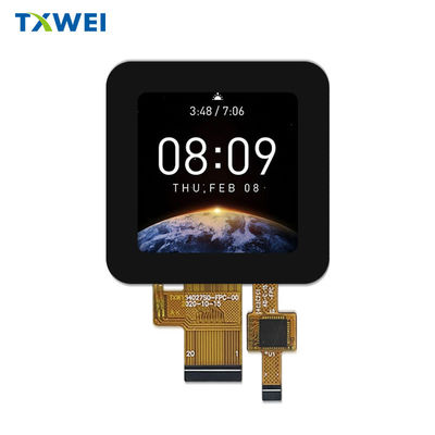1.54 inch vierkant LCD-scherm voor MCU 8 BIT Interface Capacitive Touch Full Fit Display