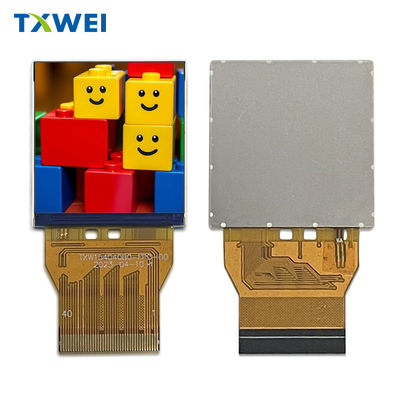 1,54-inch 320*320 Vierkant Telescoop Horloge LCD-scherm met 60mA Achtergrondverlichtingsstroom en RGB 18 BIT Interface